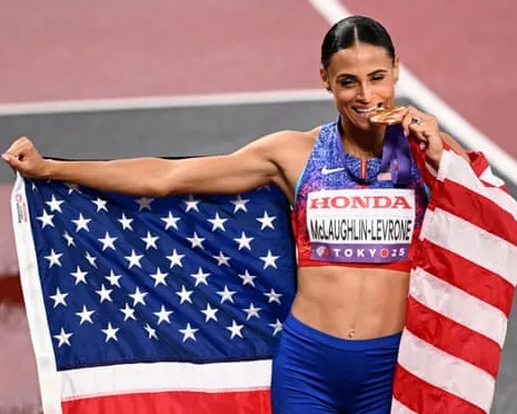 Sydney McLaughlin-Levrone clocks speediest women’s 400m in four decades to secure championship title